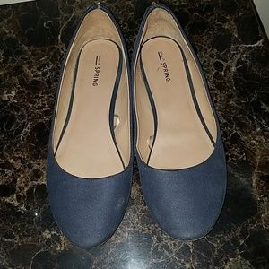 Navy Blue flats